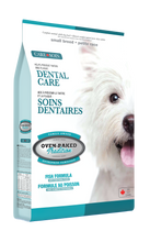 Cargar imagen en el visor de la galería, ""Bolsa de alimento Oven-Baked Tradition para perros adultos de raza pequeña, fórmula Dental Small Bites sabor pescado de 4.54kg."