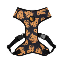 Cargar imagen en el visor de la galería, "Arnés Zee.Dog Air Mesh modelo Bossa Banana, ligero y transpirable, con estampado de plátanos y cierre seguro, talla S."
