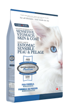 Cargar imagen en el visor de la galería, "Saco de alimento Oven-Baked Tradition Grain Free Cat Fish Skin &amp; Coat sabor Pescado de 2,27 kg, ideal para gatos con sensibilidad alimentaria.
