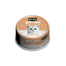 Cargar imagen en el visor de la galería, "Alimento húmedo para gatos Kit Cat Goat Milk Gourmet sabor Atún y Queso 70g con leche de cabra para digestión sensible - La Mascotería de Andrea"
