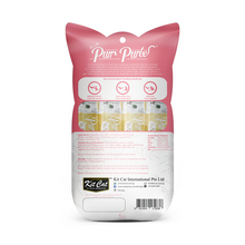 Cargar imagen en el visor de la galería, Kit Cat Purr Puree Tuna &amp; Fiber Snack para gatos con problemas de bolas de pelo
Pack con 4 sticks de 15 g.
