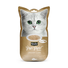 Cargar imagen en el visor de la galería, Kit Cat Purr Puree Plus+ Urinary Care  sabor atún para gatos adultos nack cremoso con apoyo urinario para gatos TunaPack con 4 sticks de 15 g.
