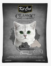 Cargar imagen en el visor de la galería, "Arena sanitaria para gatos Kit Cat Classic Clumping Charcoal 7 kg con carbón activado para eliminación total de olores y alta absorción - La Mascotería de Andrea"
