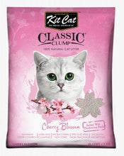 Cargar imagen en el visor de la galería, "Arena sanitaria para gatos Kit Cat Classic Clumping aroma Cherry Blossom 7 kg con control de olores y aglutinación firme - La Mascotería de Andrea"
