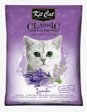 Cargar imagen en el visor de la galería, "Arena sanitaria para gatos Kit Cat Classic Clumping aroma Lavanda 7 kg con efecto relajante, control de olores y aglutinación firme - La Mascotería de Andrea"
