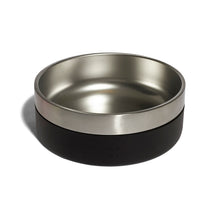 Cargar imagen en el visor de la galería, "Plato para perros de acero inoxidable Zee.Dog Tuff Bowl Black (Gotham) negro mate antideslizante y ultra resistente - La Mascotería de Andrea"
