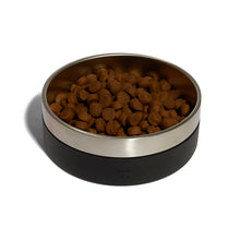 Cargar imagen en el visor de la galería, "Plato para perros de acero inoxidable Zee.Dog Tuff Bowl Black (Gotham) negro mate antideslizante y ultra resistente - La Mascotería de Andrea"
